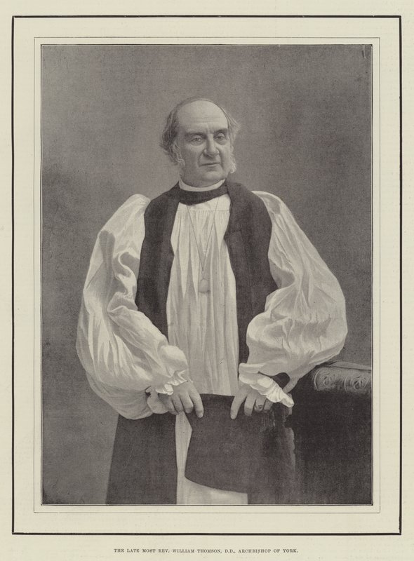 Merhum En Muhterem William Thomson, DD, York Başpiskoposu by English Photographer