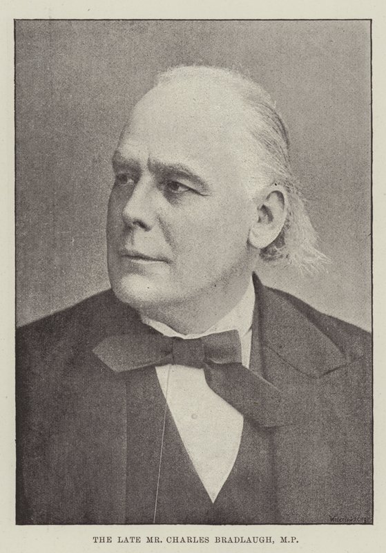 Merhum Bay Charles Bradlaugh, Milletvekili by English Photographer