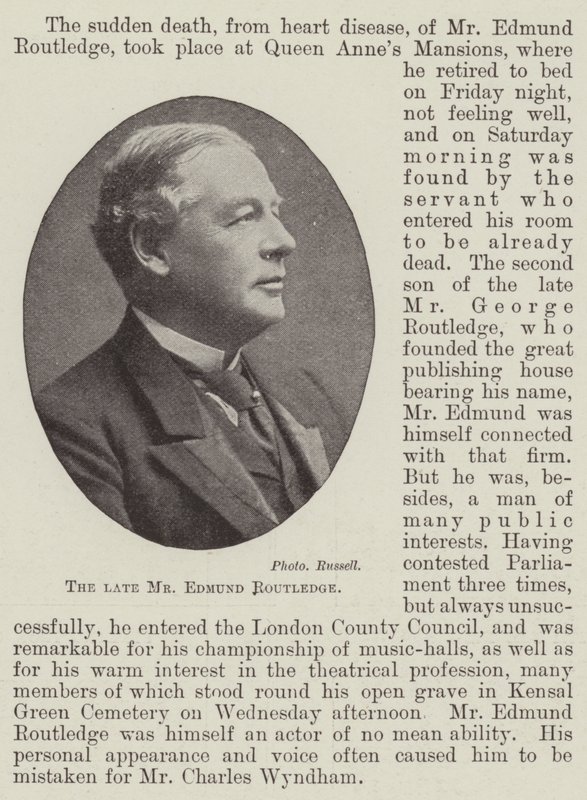 Merhum Bay Edmund Routledge by English Photographer