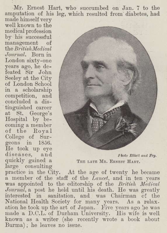 Merhum Bay Ernest Hart by English Photographer