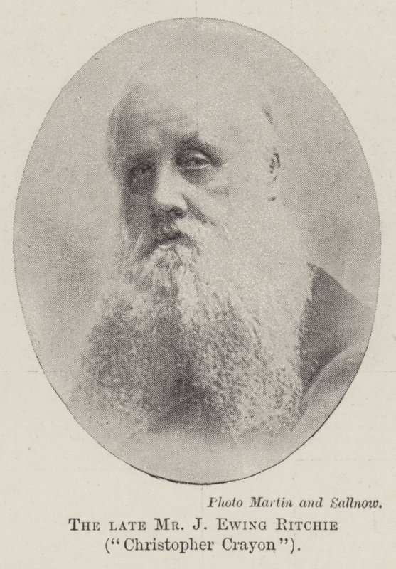 Merhum Bay J Ewing Ritchie, Christopher Crayon by English Photographer