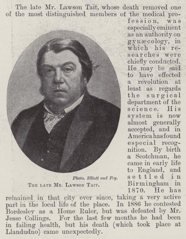 Merhum Bay Lawson Tait by English Photographer