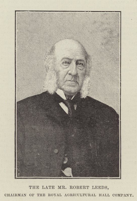 Rahmetli Bay Robert Leeds, Kraliyet Tarım Salonu Şirketi Başkanı by English Photographer