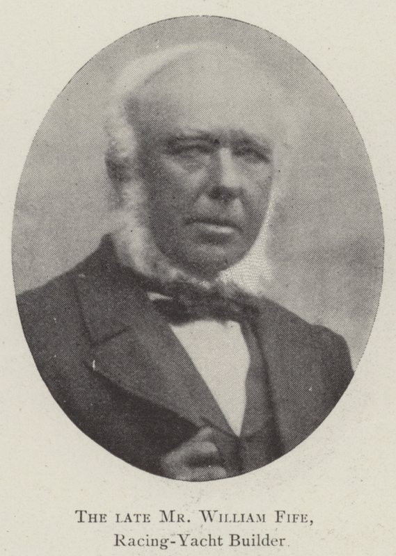 Rahmetli Bay William Fife, Racing-Yacht Builder by English Photographer