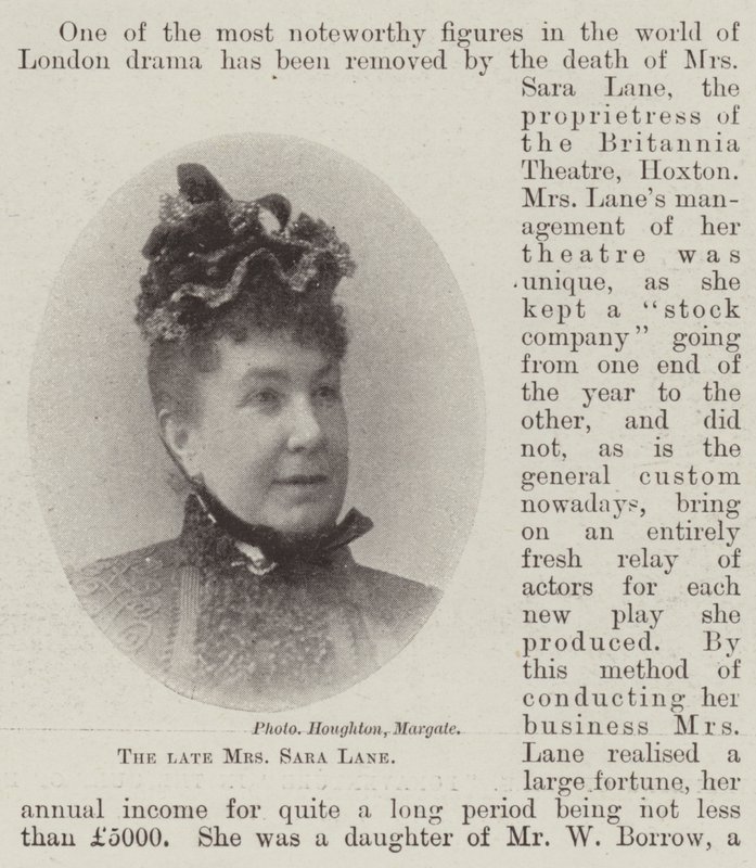 Merhum Bayan Sara Lane by English Photographer