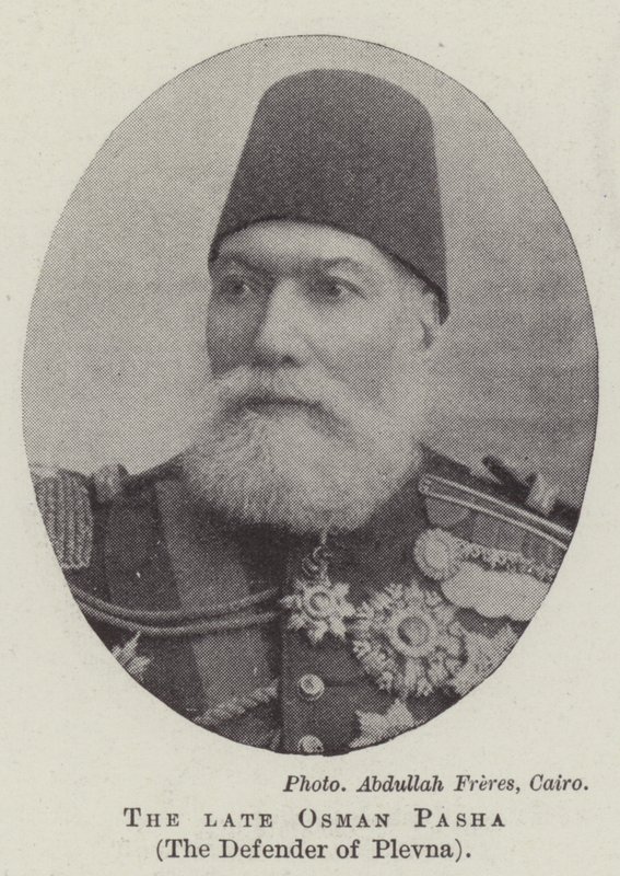 Plevne Muhafızı Rahmetli Osman Paşa by English Photographer