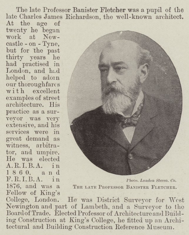 Rahmetli Profesör Banister Fletcher by English Photographer