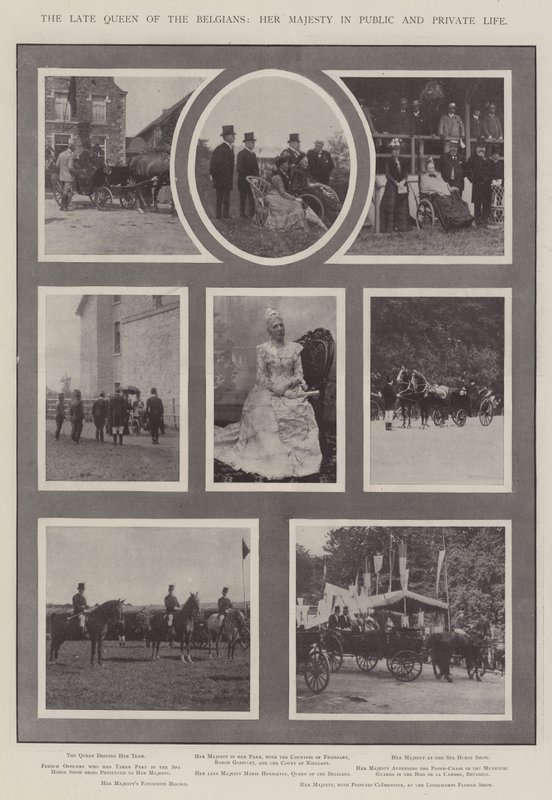 Belçikalıların Rahmetli Kraliçesi, Kamusal ve Özel Yaşamdaki Majesteleri by English Photographer