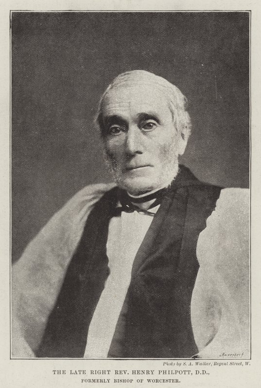 Geç Sağ Muhterem Henry Philpott, DD, eskiden Worcester Piskoposu by English Photographer