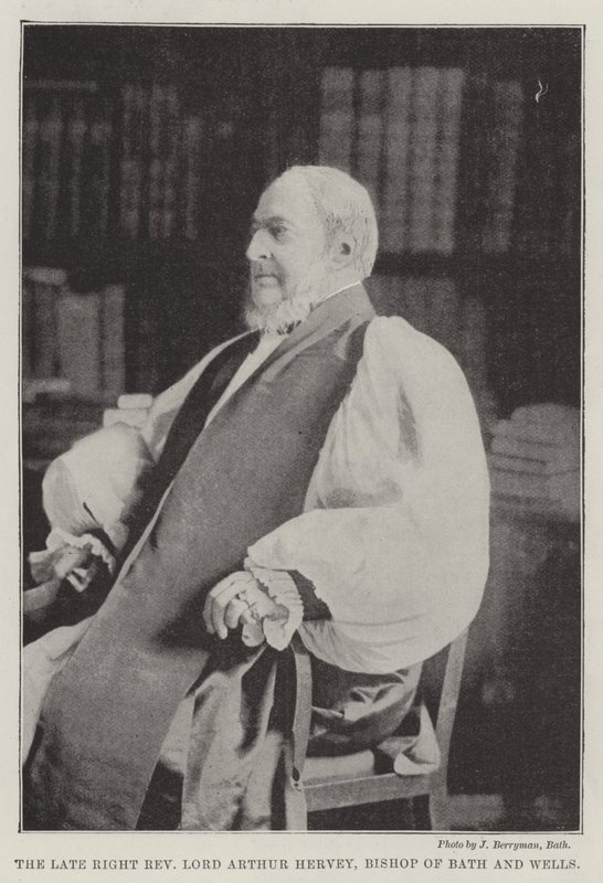 Merhum Sağ Muhterem Lord Arthur Hervey, Bath ve Wells Piskoposu by English Photographer