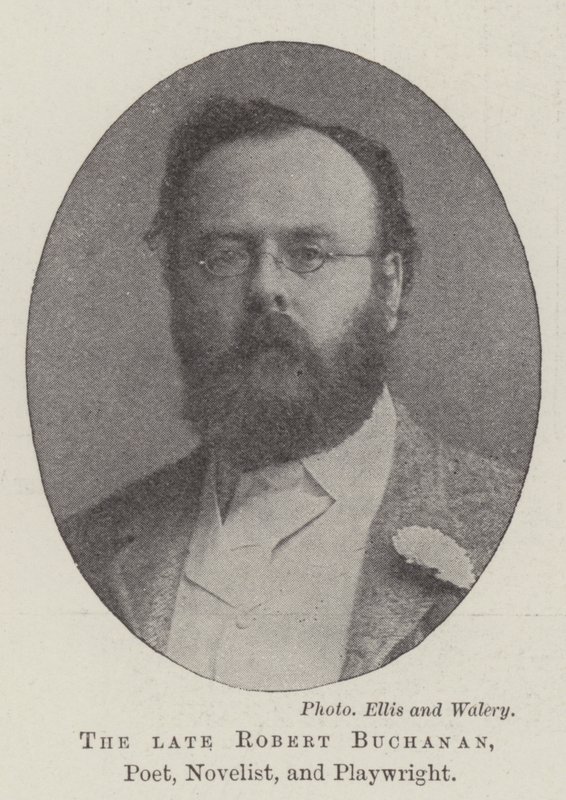 Rahmetli Robert Buchanan, Şair, Romancı ve Oyun Yazarı by English Photographer