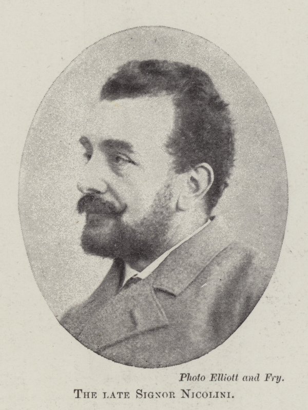 Merhum Signor Nicolini by English Photographer