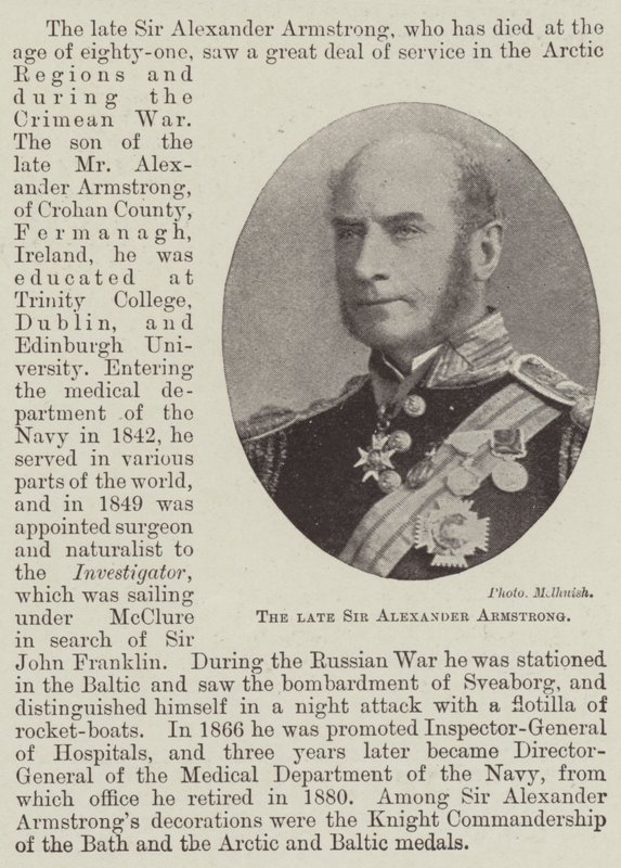 Merhum Sir Alexander Armstrong by English Photographer