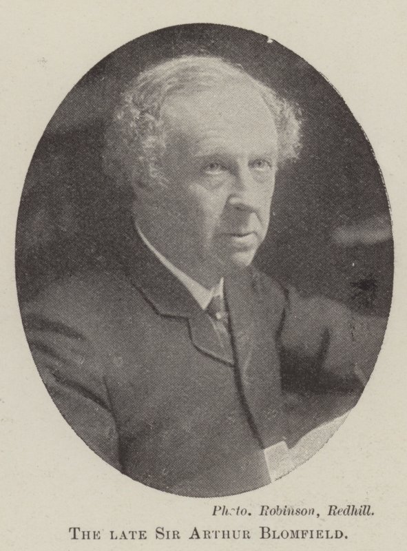 Merhum Sir Arthur Blomfield by English Photographer