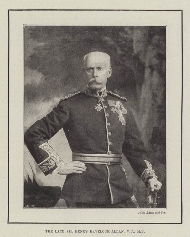 Merhum Sir Henry Havelock-Allan, VC, MP by English Photographer