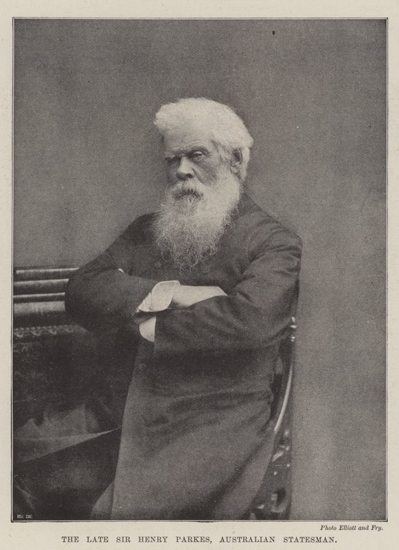 Merhum Sir Henry Parkes, Avustralyalı Devlet Adamı by English Photographer