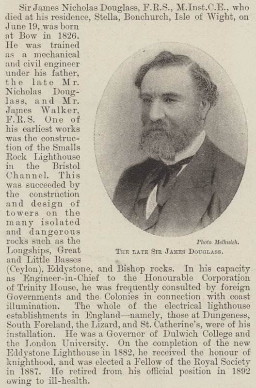 Merhum Sir James Douglass by English Photographer