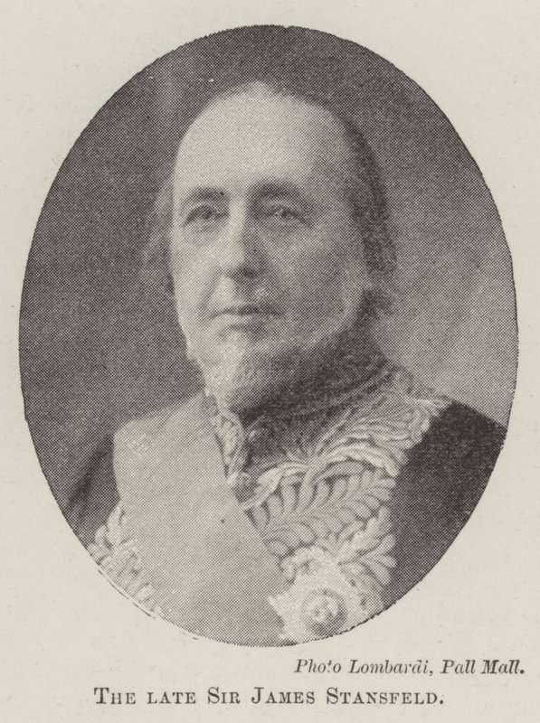 Merhum Sir James Stansfeld by English Photographer