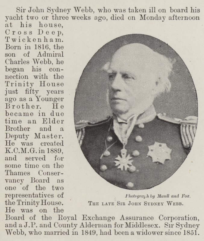 Merhum Sir John Sydney Webb by English Photographer