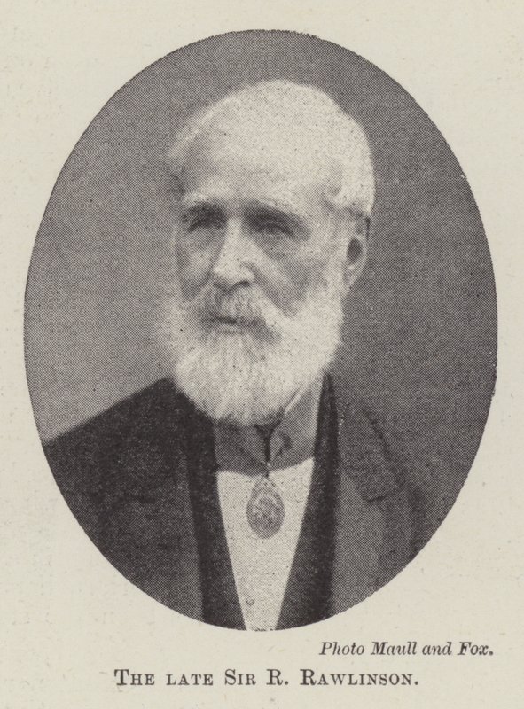 Merhum Sir R Rawlinson by English Photographer