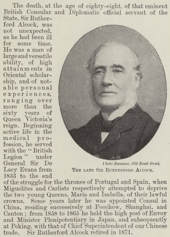 Merhum Sir Rutherford Alcock by English Photographer