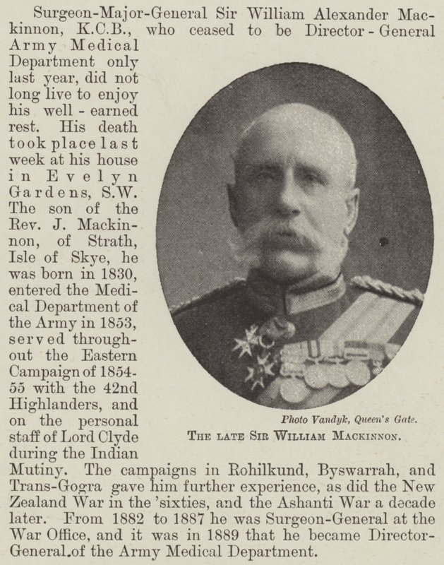 Merhum Sir William Mackinnon by English Photographer