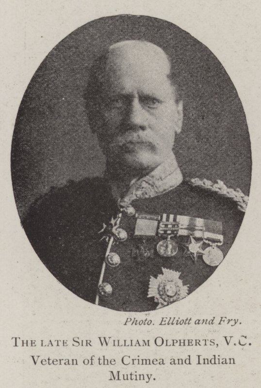 Merhum Sir William Olpherts, VC, Kırım Gazisi ve Hint İsyanı by English Photographer
