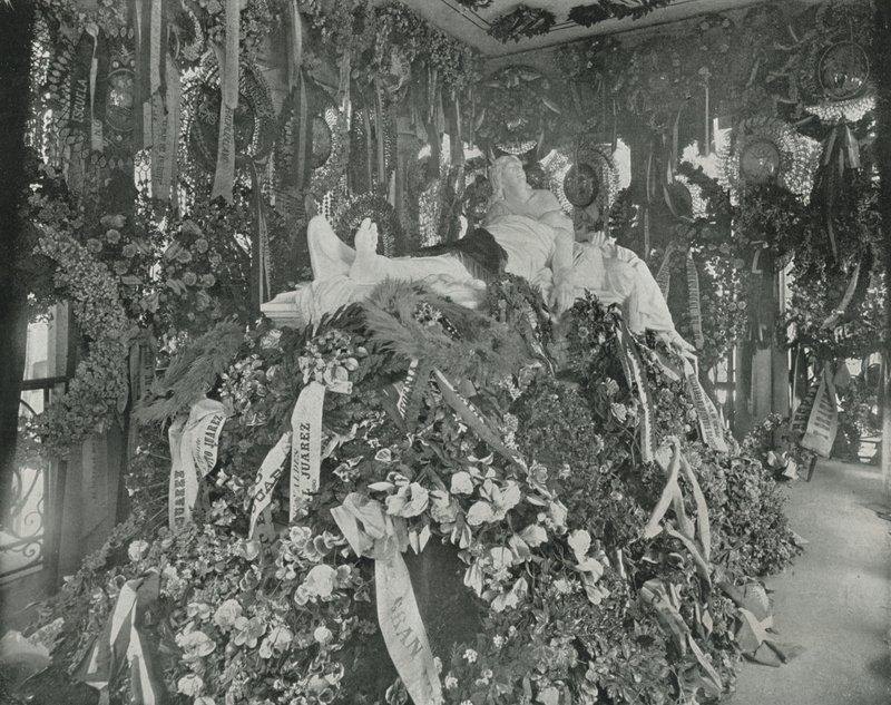 Juarez Mezarı, San Fernando Mezarlığı, Meksika Şehri (s/b fotoğraf) by English Photographer