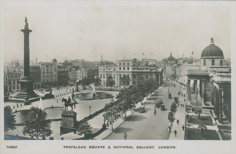 Trafalgar Meydanı ve Ulusal Galeri, Londra by English Photographer