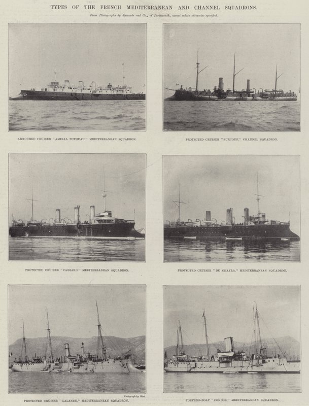 Fransız Akdeniz ve Kanal Filolarının Türleri by English Photographer