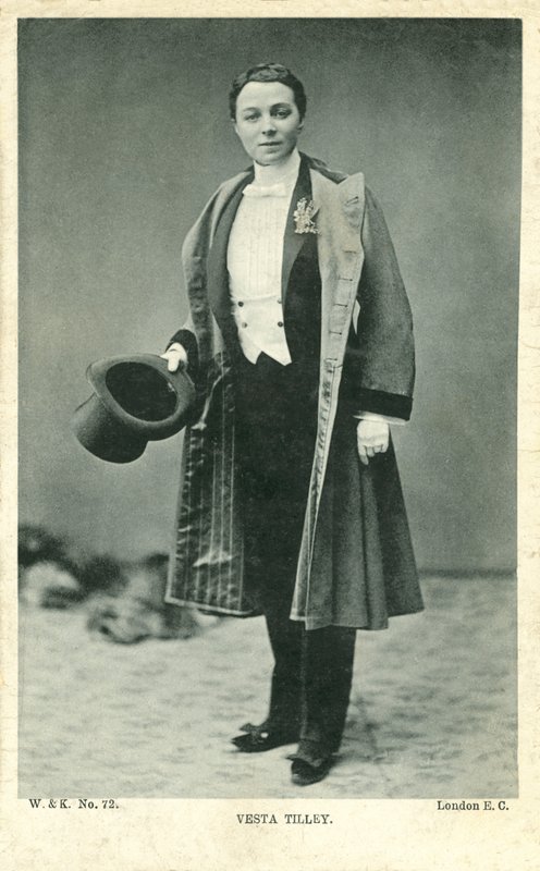 Vesta Tilley (s/b fotoğraf) by English Photographer