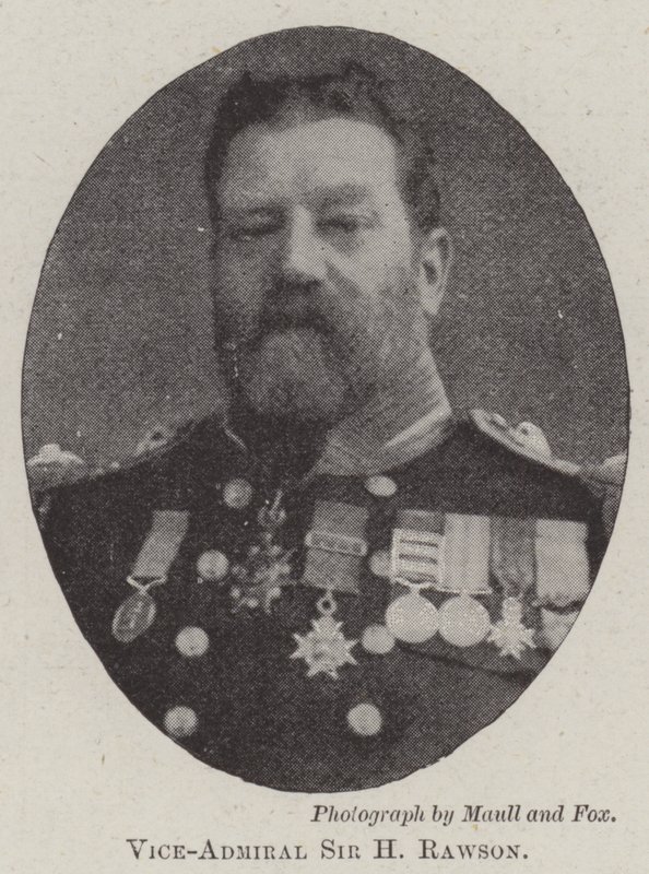 Koramiral Sir H Rawson by English Photographer
