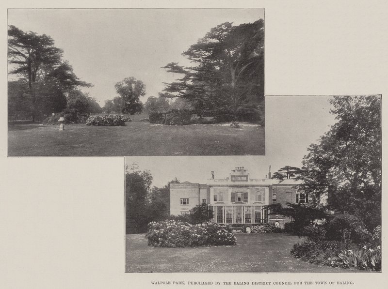 Walpole Park, Ealing Kasabası için Ealing Bölge Konseyi tarafından satın alındı by English Photographer