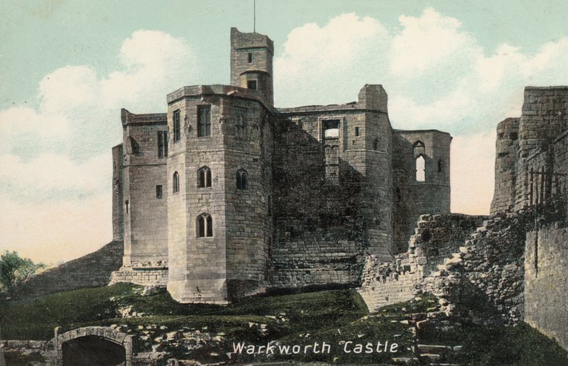 Warkworth Kalesi, Northumberland (fotoğraf) by English Photographer