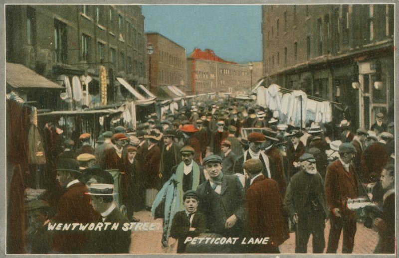Wentworth Caddesi, Petticoat Lane, Londra by English Photographer