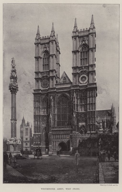 Westminster Manastırı, Batı Cephesi by English Photographer