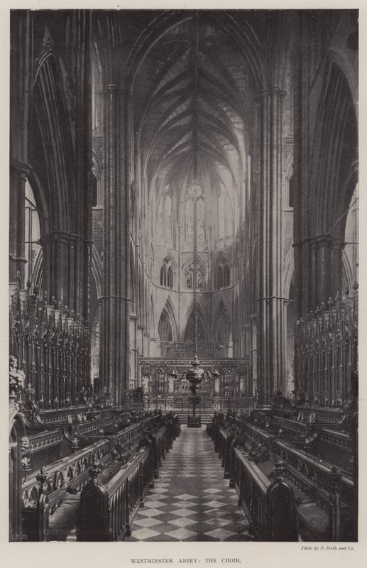 Westminster Abbey, Koro by English Photographer