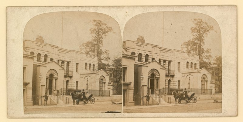 Whitehall Mahkemesi veya Yard, Vanbrugh Evi, 1898 yıkıldı by English Photographer
