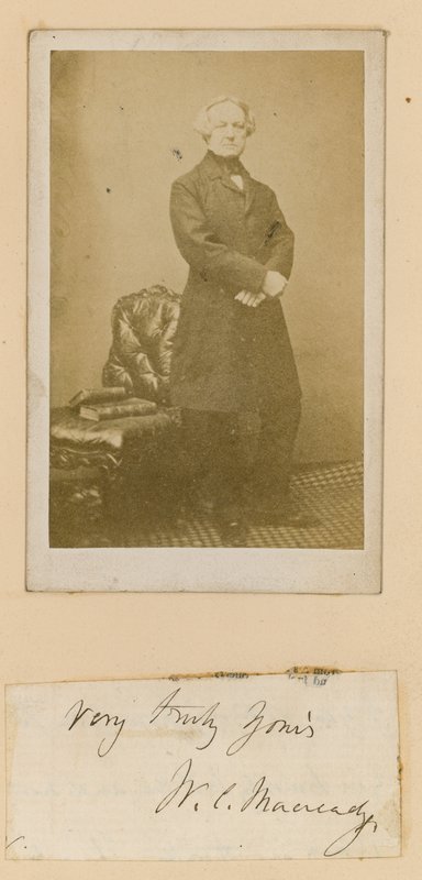 William Macready, oyuncu by English Photographer