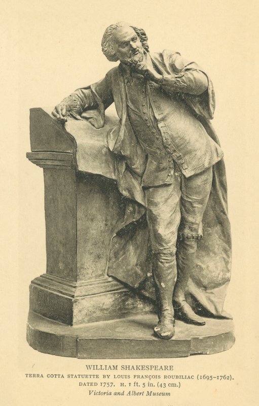 William Shakespeare, İngiliz oyun yazarı (b/w fotoğraf) by English Photographer