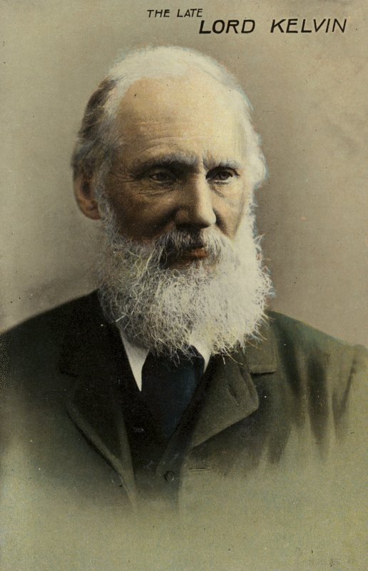 William Thomson, 1 Baron Kelvin (1824-1907), İngiliz fizikçi ve mühendis (renkli fotoğraf) by English Photographer