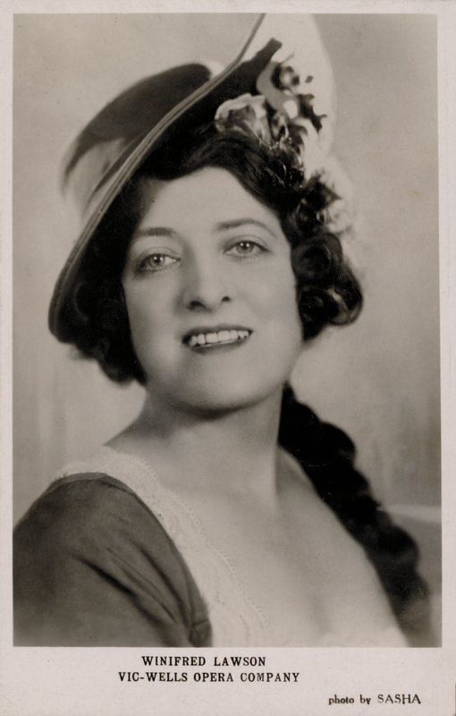 Winifred Lawson, Vic-Wells Opera Şirketi (s/b fotoğraf) by English Photographer