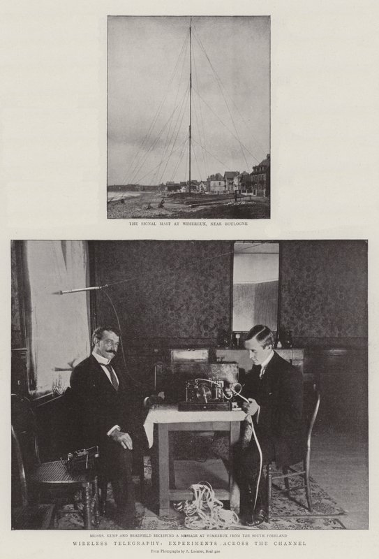 Kablosuz Telgraf, Kanal Boyunca Deneyler by English Photographer