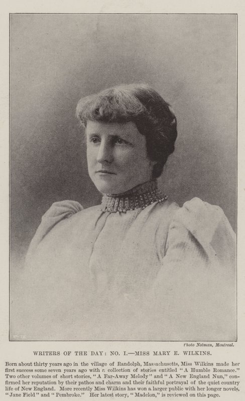 Günün Yazarları, Bayan Mary E Wilkins by English Photographer