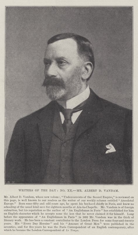 Günün Yazarları, Bay Albert D Vandam by English Photographer