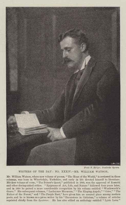Günün Yazarları, Bay William Watson by English Photographer