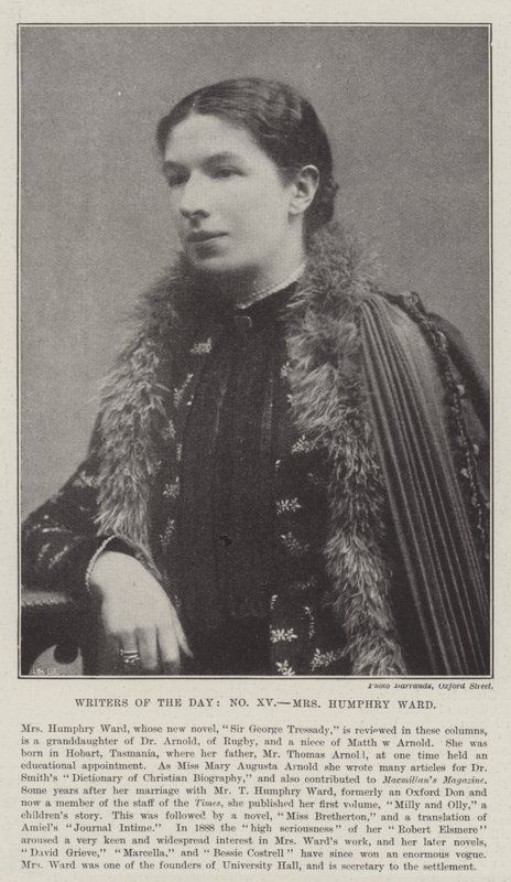 Günün Yazarları, Bayan Humphry Ward by English Photographer