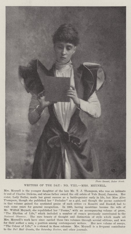 Günün Yazarları, Bayan Meynell by English Photographer
