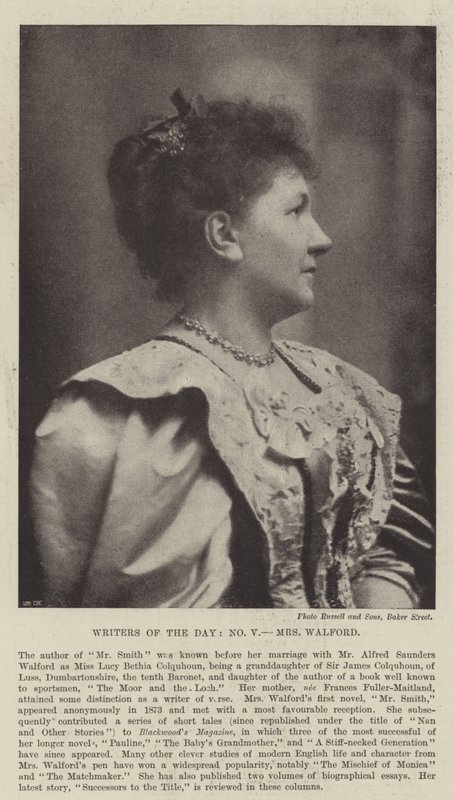 Günün Yazarları, Bayan Walford by English Photographer