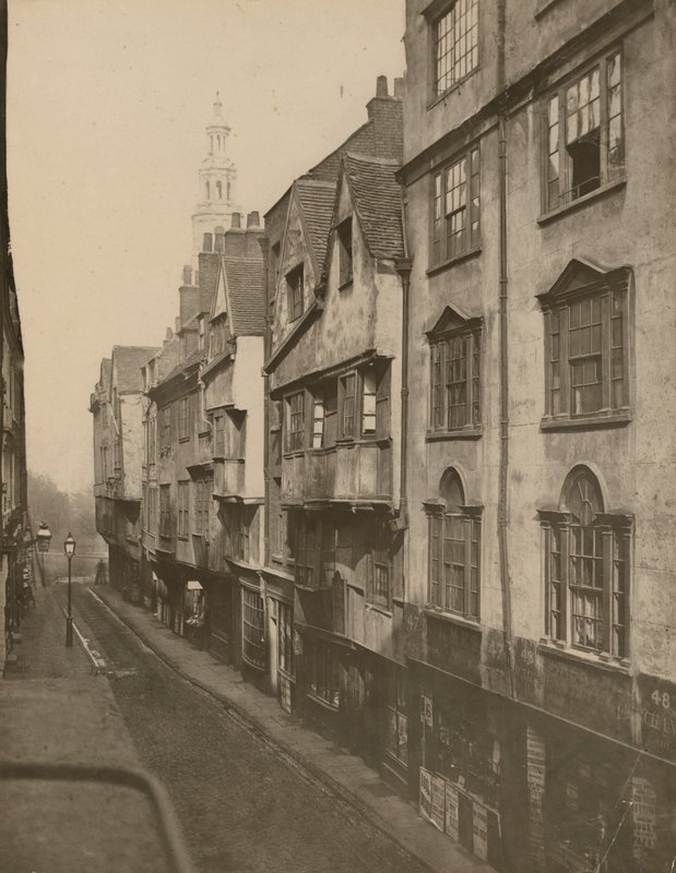 Wych Street, güney tarafı, doğuya bakıyor, Londra by English Photographer